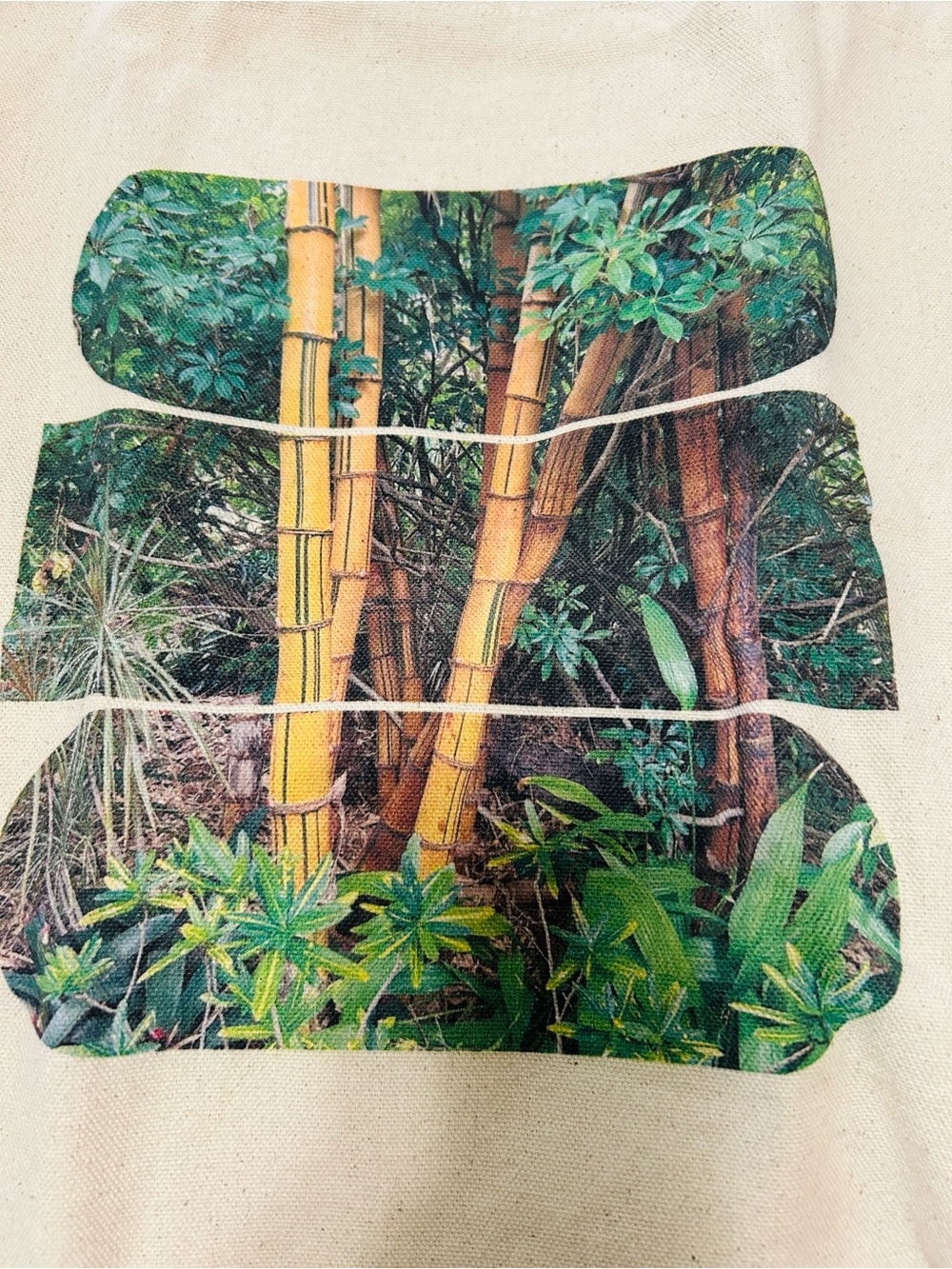 Everything Tote Bag Bamboo print